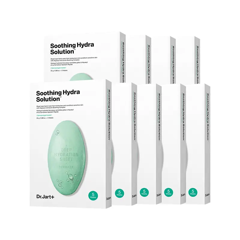 

Dr. Jart+ Зеленая круглая маска для лица dijiating b5 увлажняющая экстренное успокоение покраснений успокаивающая сухую кожу гидратирующая