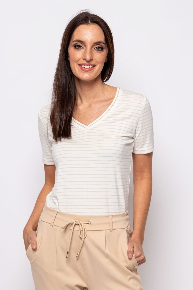 

Футболка Marie с точками и полосками Heavy Tools, белый