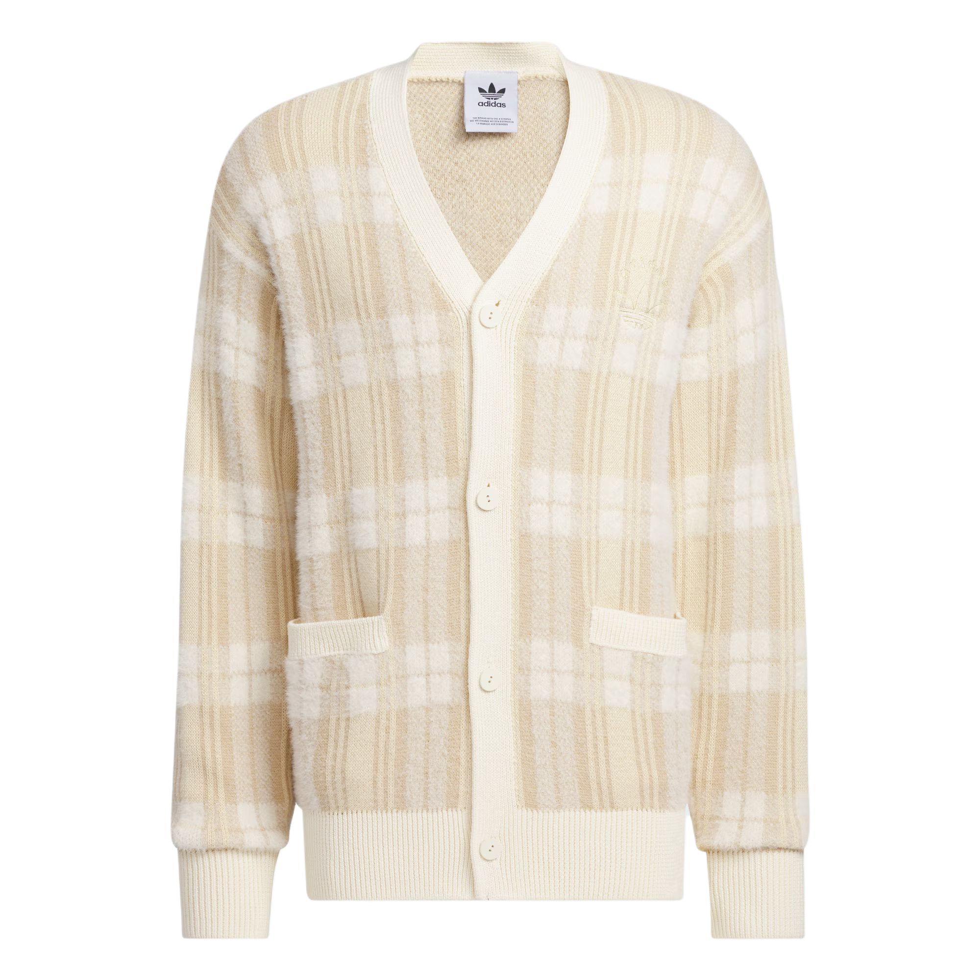 

Кардиган Трикотаж Унисекс Чудесный Белый Adidas Originals