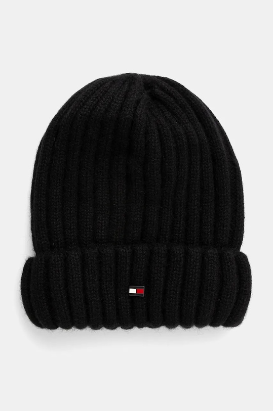 

Шерстяная шапка Tommy Hilfiger, черный