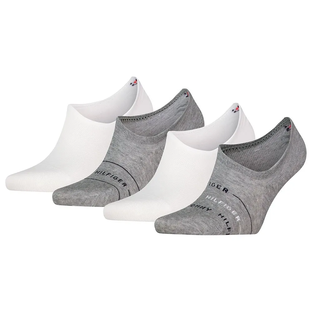 

Носки Tommy Hilfiger Giftbox Branded Stripe no show 4 pairs, разноцветный