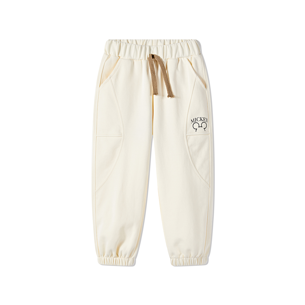 

Вязаные спортивные штаны для детей Disney, Ecru