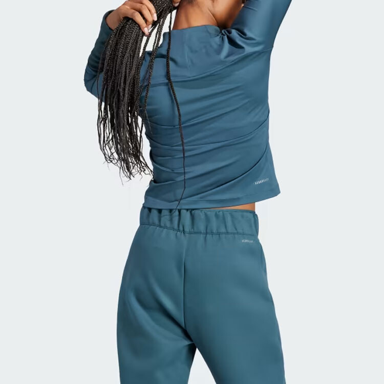 Футболка ZNE женская, ночная, синяя Adidas — фото 3