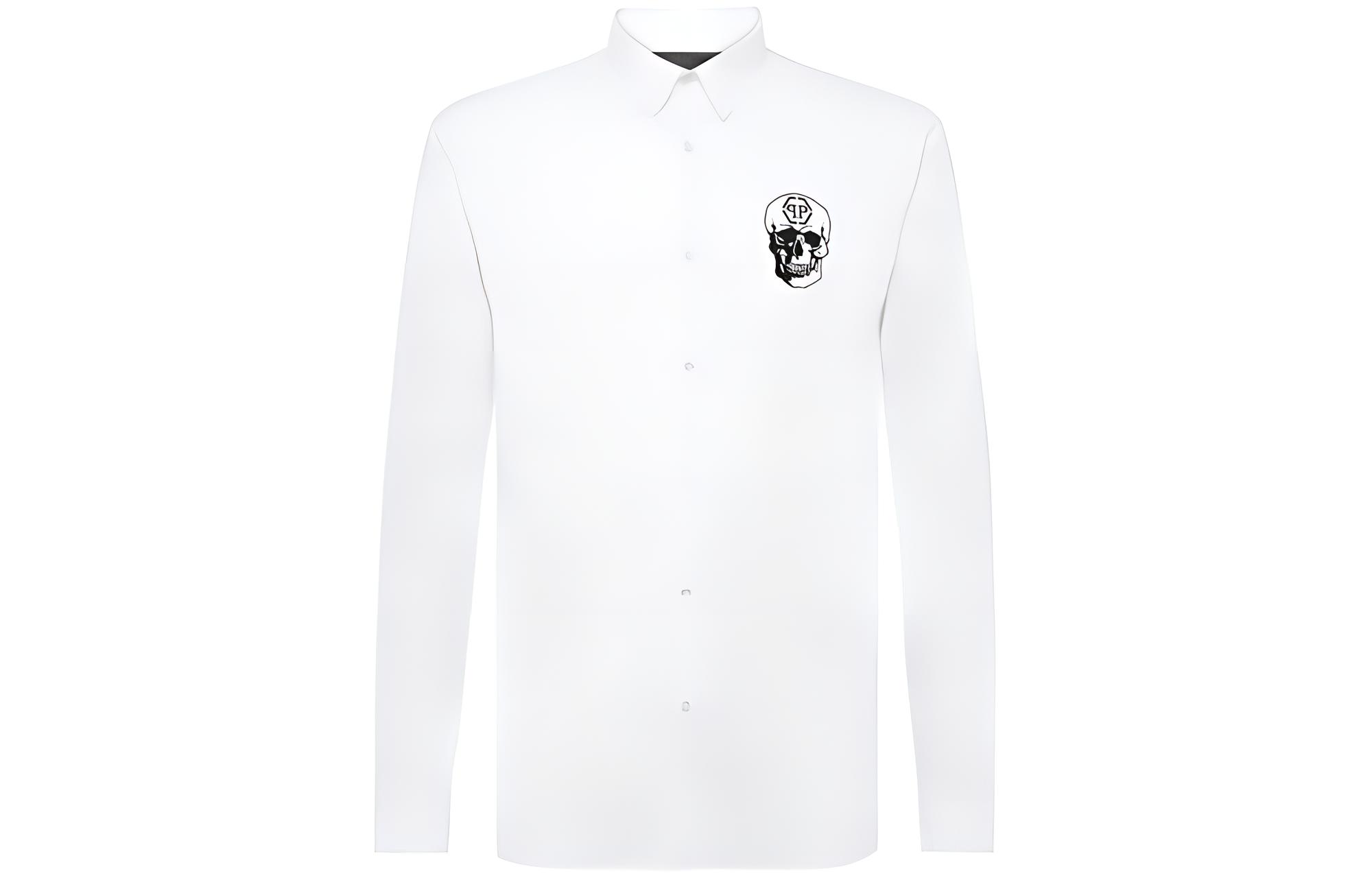 

PHILIPP PLEIN Рубашка мужская белая