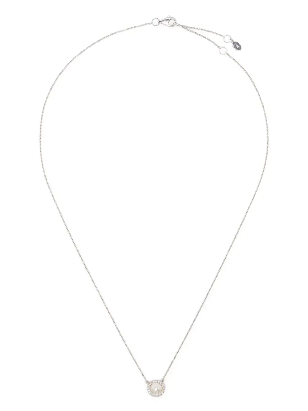 

Колье Sleek из белого золота с жемчугом и бриллиантами Rosekey