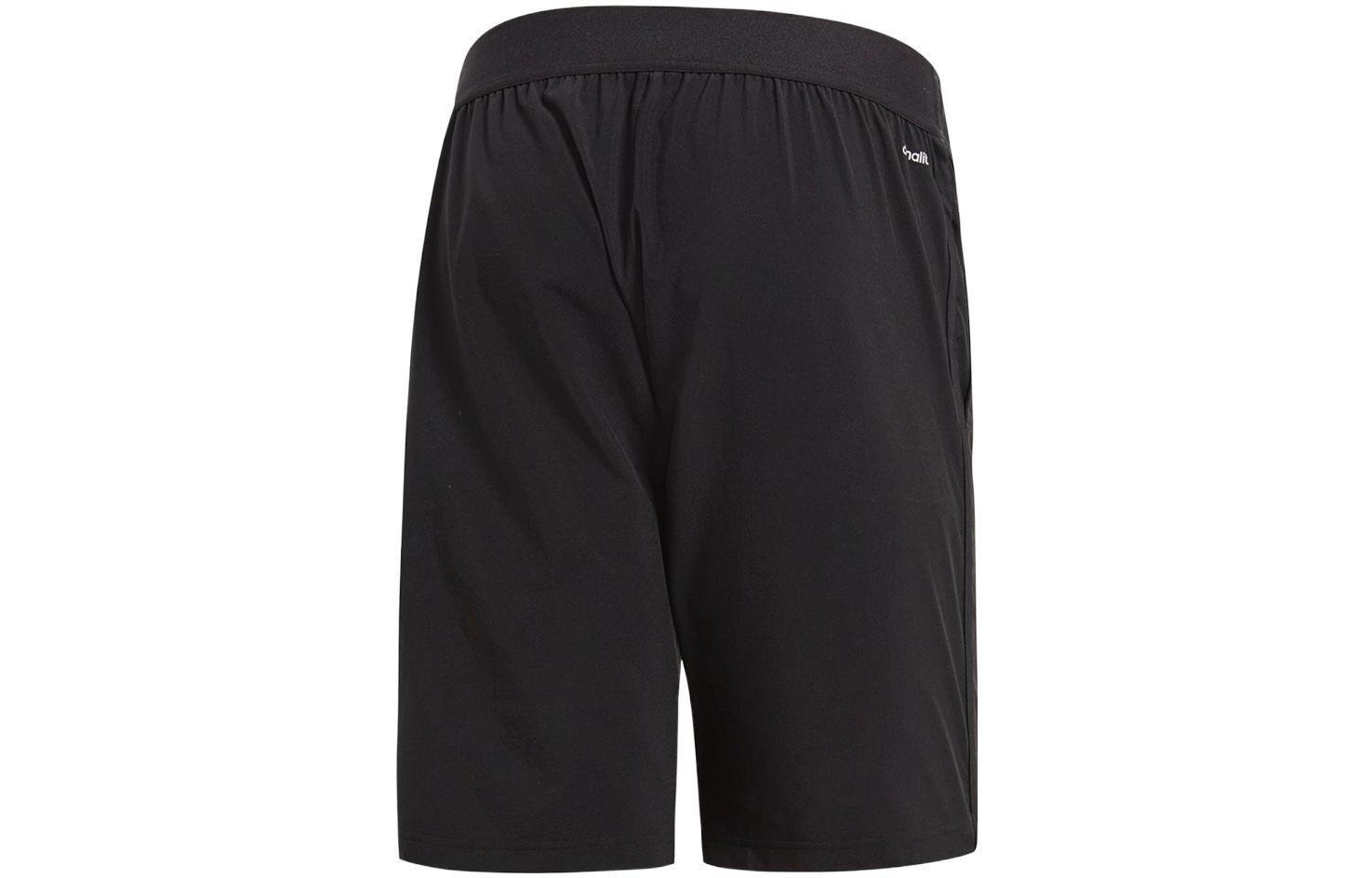 Шорты Men's adidas Solid Color Small Logo Printing Elastic Waistband Sports Shorts Black B45800, черный — фото 2
