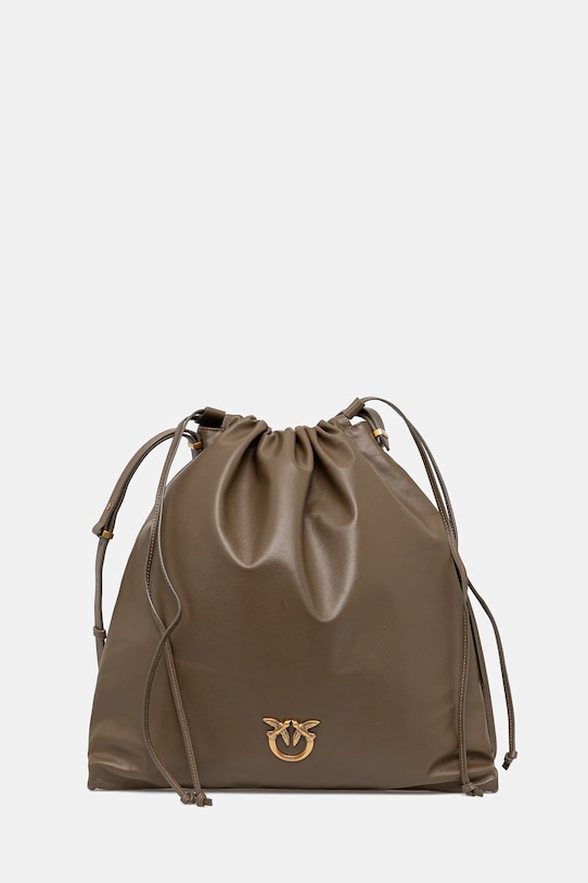 

Кожаная сумка Pinko, коричневый