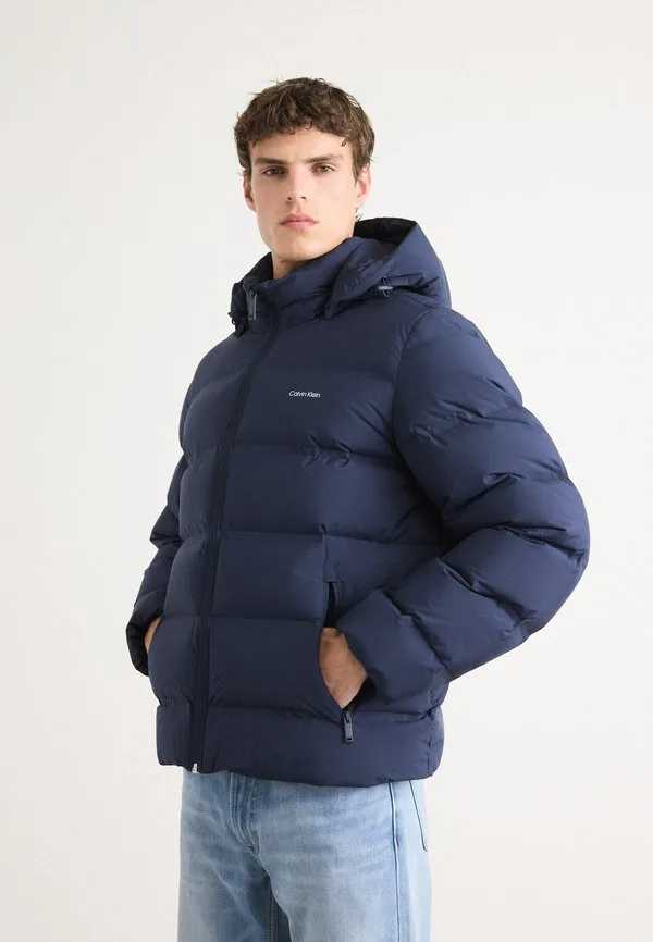 Пуховая куртка с перфорированным каналом Calvin Klein, Dark Sapphire