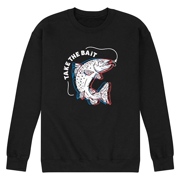 

Мужская флисовая толстовка Take the Bait Fish Licensed Character