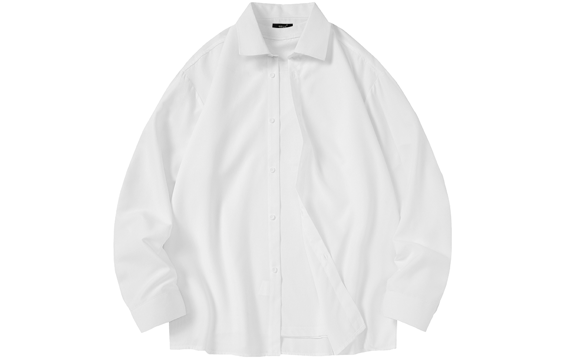 

Пальто-рубашка унисекс Universal Templates, White Short-Sleeved