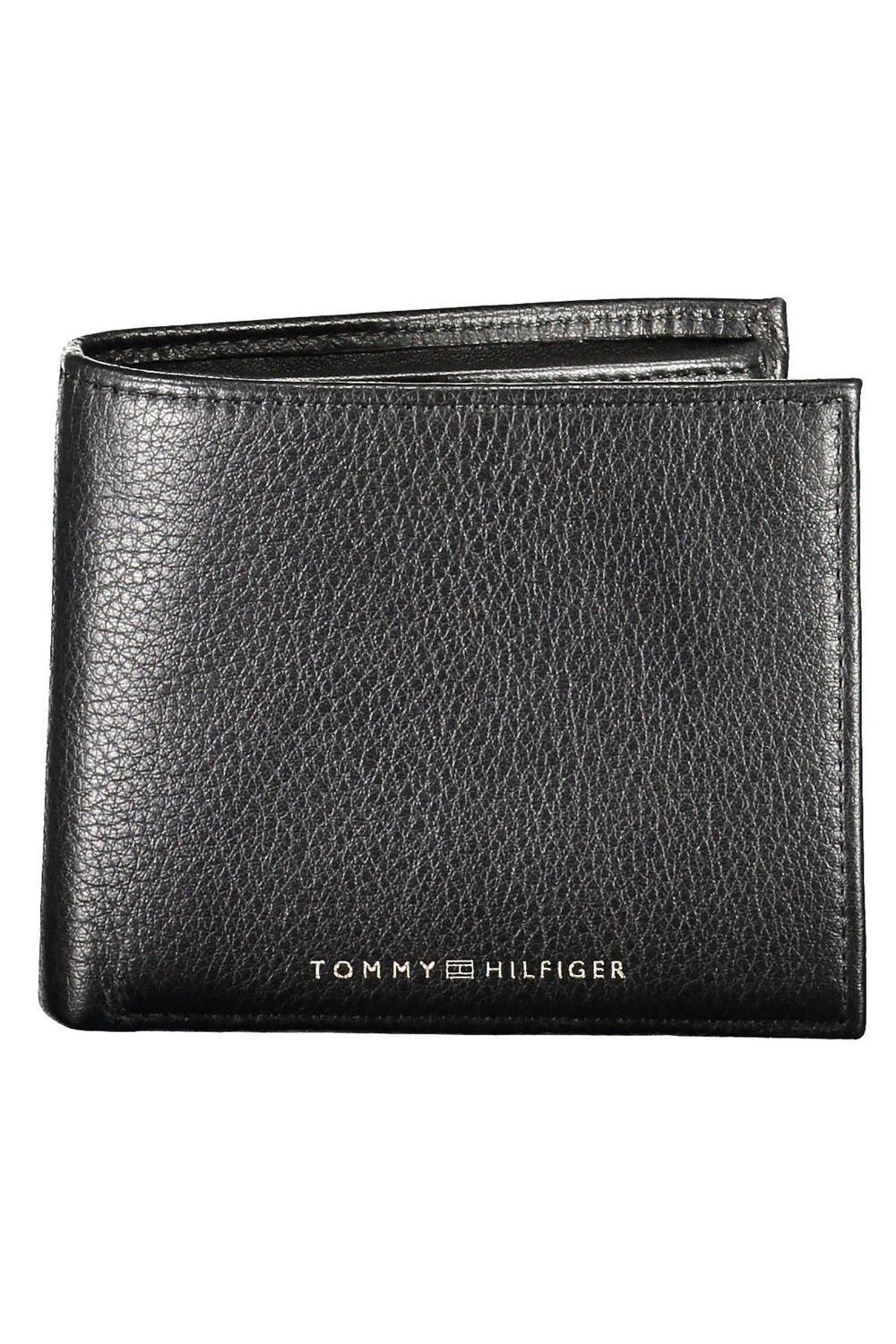 

Черный кожаный мужской кошелек Tommy Hilfiger