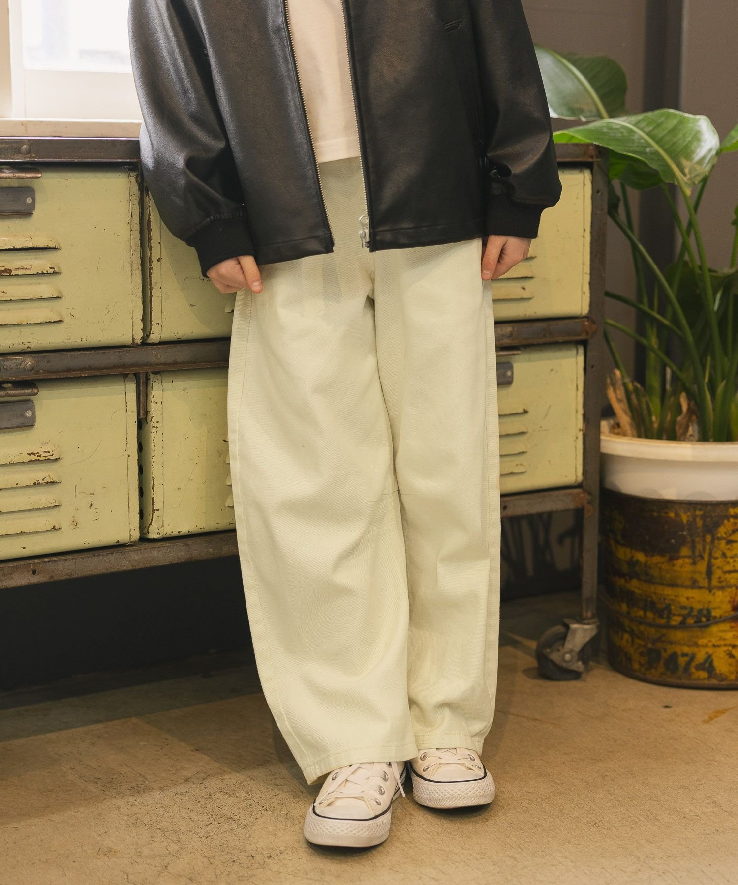 Брюки Barrel Easy Pants/Детские/629875 GLOBAL WORK, Twill Yellow 64