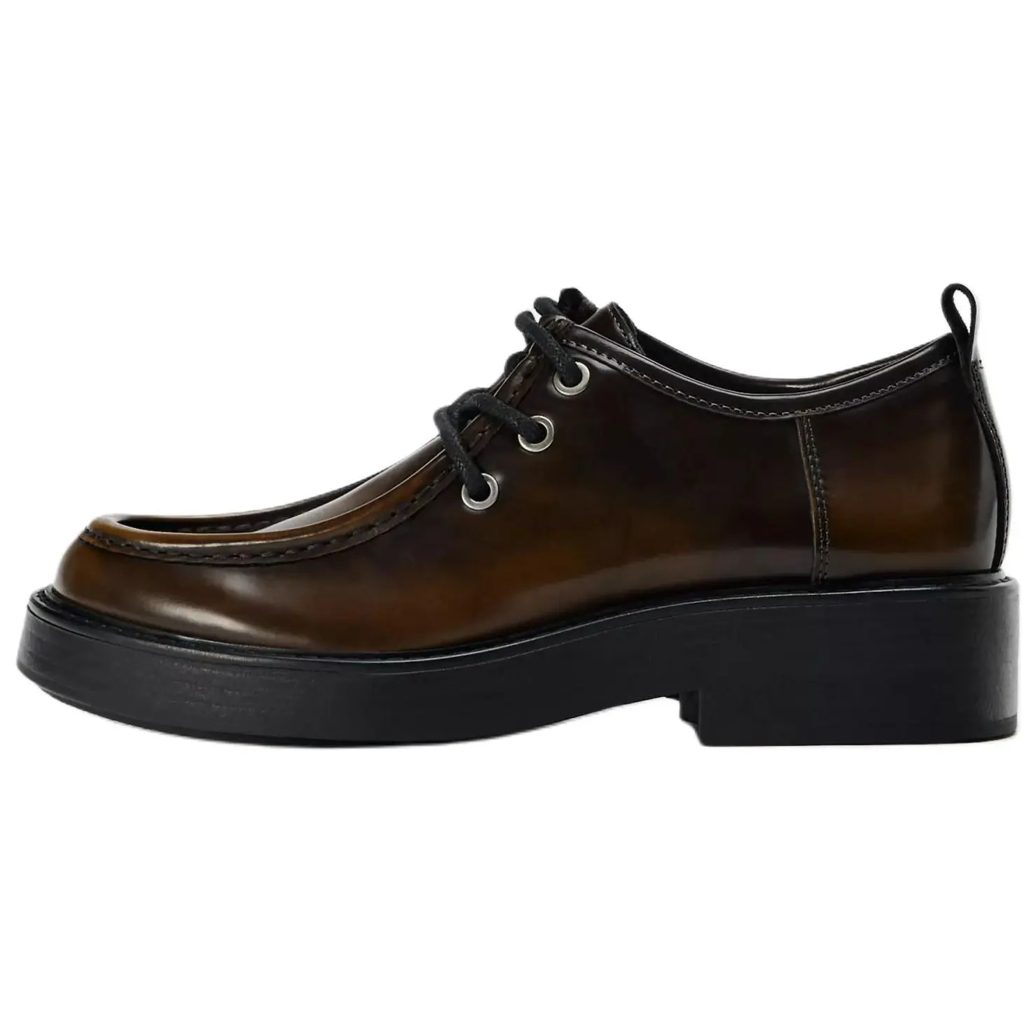 Туфли женские повседневные Women's Casual Shoes Women's Zara, коричневый