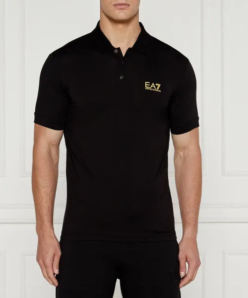 

Футболка поло Regular fit Ea7, черный