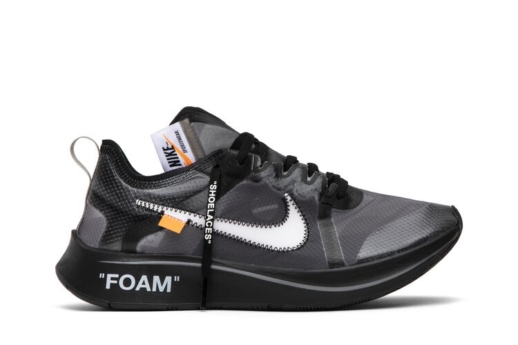 

Кроссовки Nike Off-White x Zoom Fly SP 'Black', черный, Черный;серый, Кроссовки Nike Off-White x Zoom Fly SP 'Black', черный