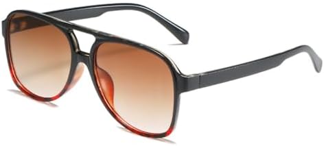 

Тенденции 2027 года: Солнцезащитные очки для женщин в винтажном стиле с двойной перемычкой, женские большие очки коричневого цвета, солнцезащитные очки MTZJH, Black Leopard