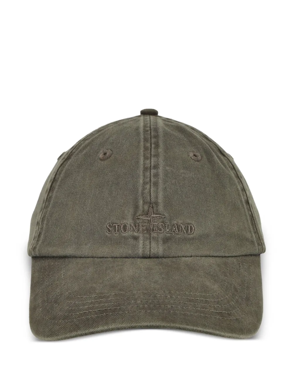 

Бейсболка с вышитым логотипом Stone Island, зеленый