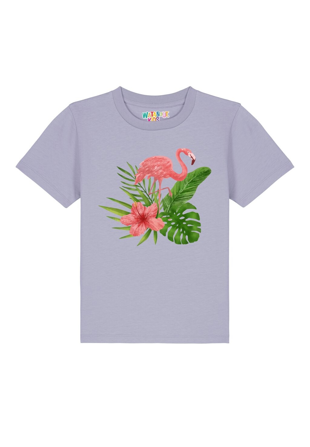 

Футболка с принтом FLAMINGO Watapparel, цвет lavender