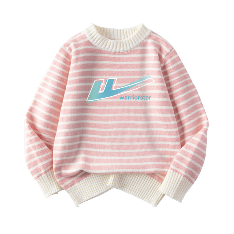 

Детский свитер с круглой горловиной Moderate WARRIOR, розовый/h gradient pattern