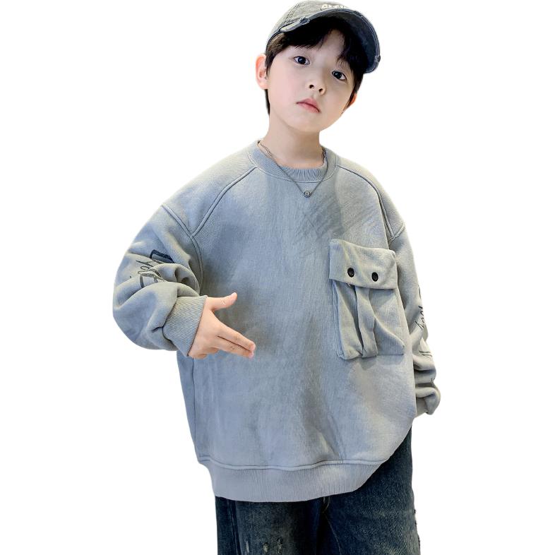 

Детский свитшот с круглым вырезом Moderate EASTERN CAMEL, серый