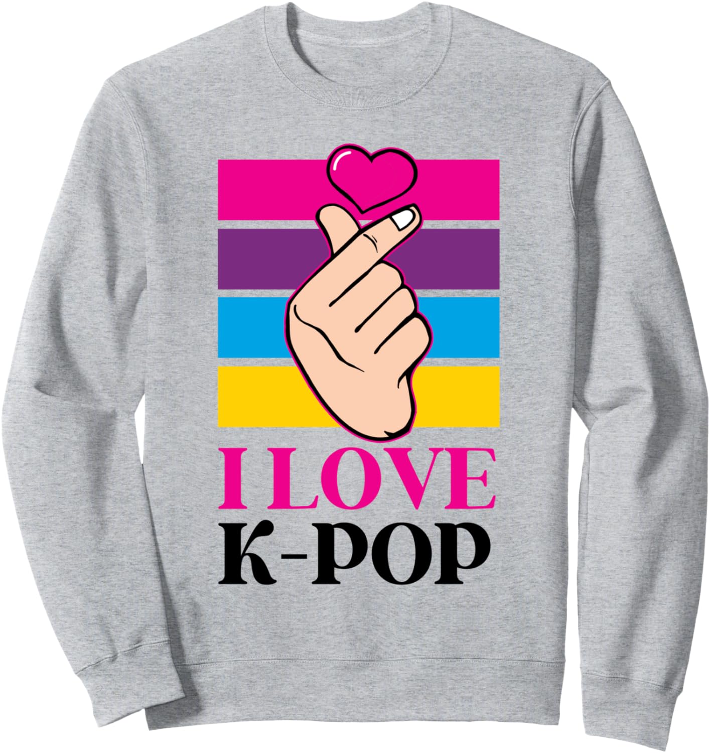 

KPOP корейские дорамы корейская музыка KPop подарок толстовка Koreanisches Drama K-Pop Kpop Korea Musik, серый