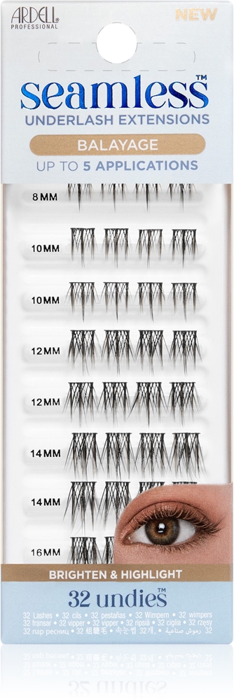 

Бесшовные легкие современные накладные ресницы Ardell, balayage 32 шт