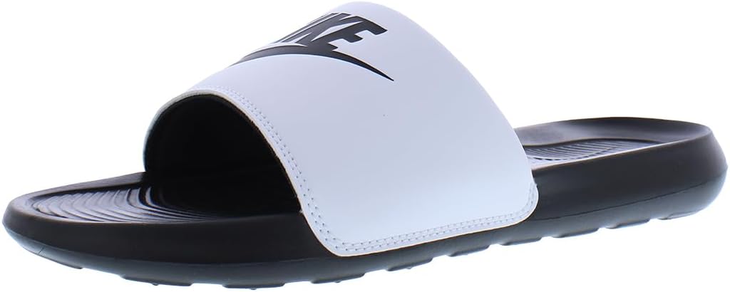 

Мужские шлепанцы Nike Victori One с принтом, белый/черный