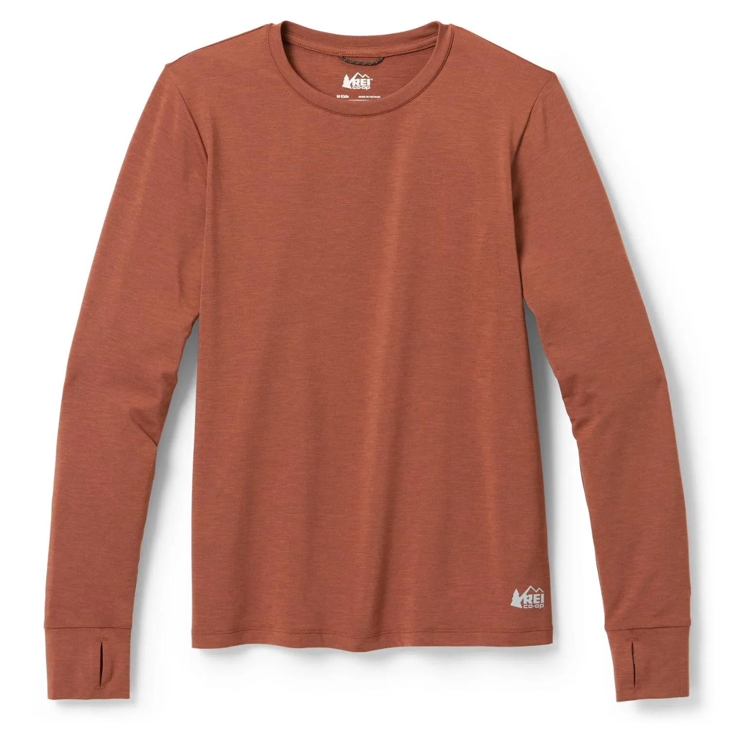 

Футболка с длинным рукавом Sahara Shade - для детей REI Co-op, Cherrywood Heather