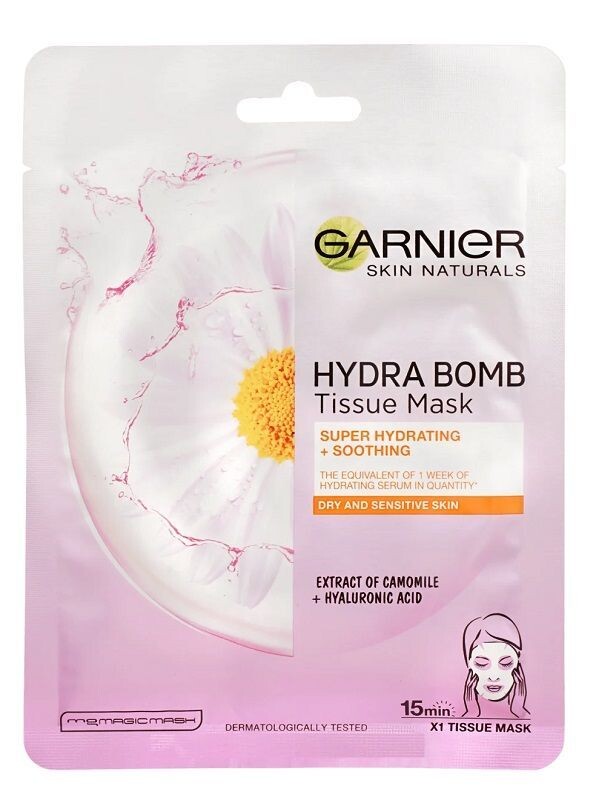 

Garnier Skin Naturals Moisture Bomb тканевая маска для лица, 28 g