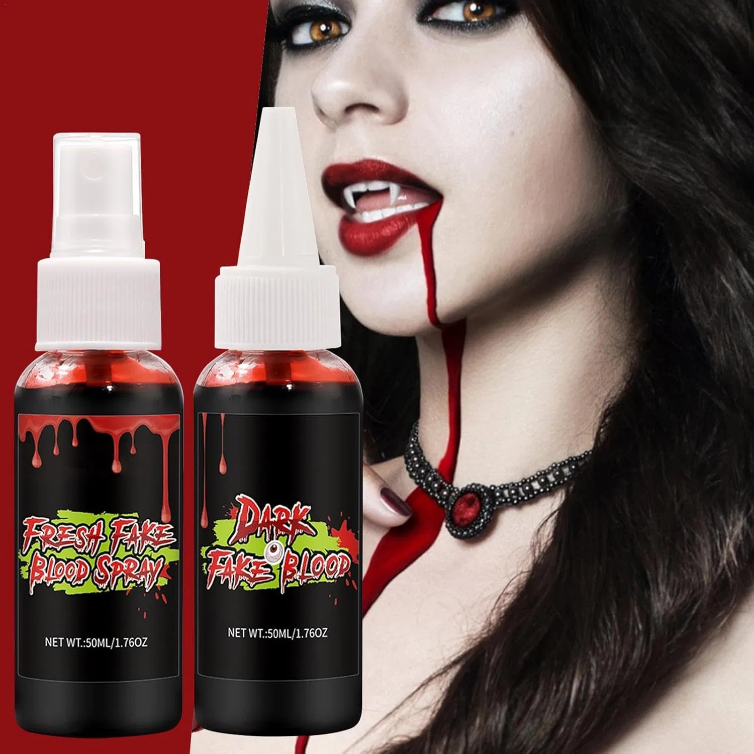Хэллоуинская искусственная кровь, спрей, 2X Vampire Blood, 1 шт — фото 2