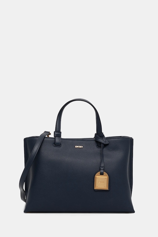 

Кожаная сумка Dkny, темно-синий