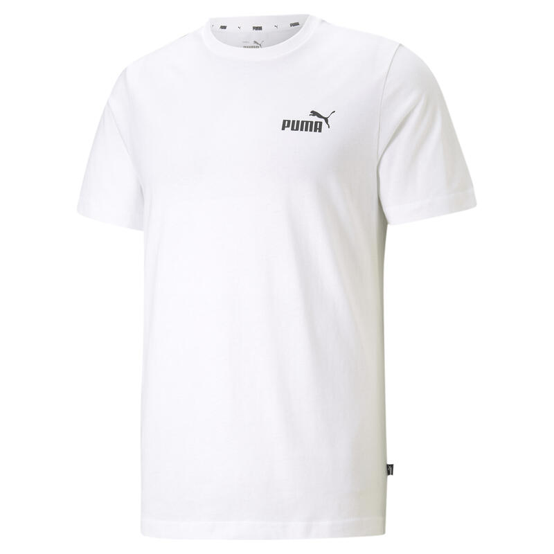 

Футболка Essentials с тонким логотипом для мужчин PUMA White, цвет weiss