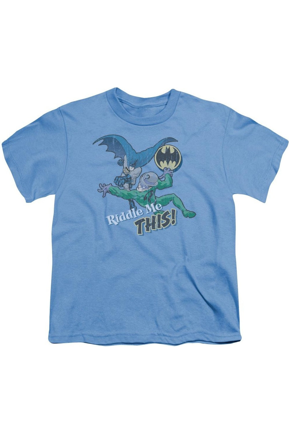 

Футболка с коротким рукавом для детей Batman "Загадай мне загадку" Gildan, синий