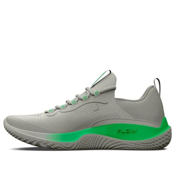 

Кроссовки flow dynamic 'white clay green screen' Under Armour, серый