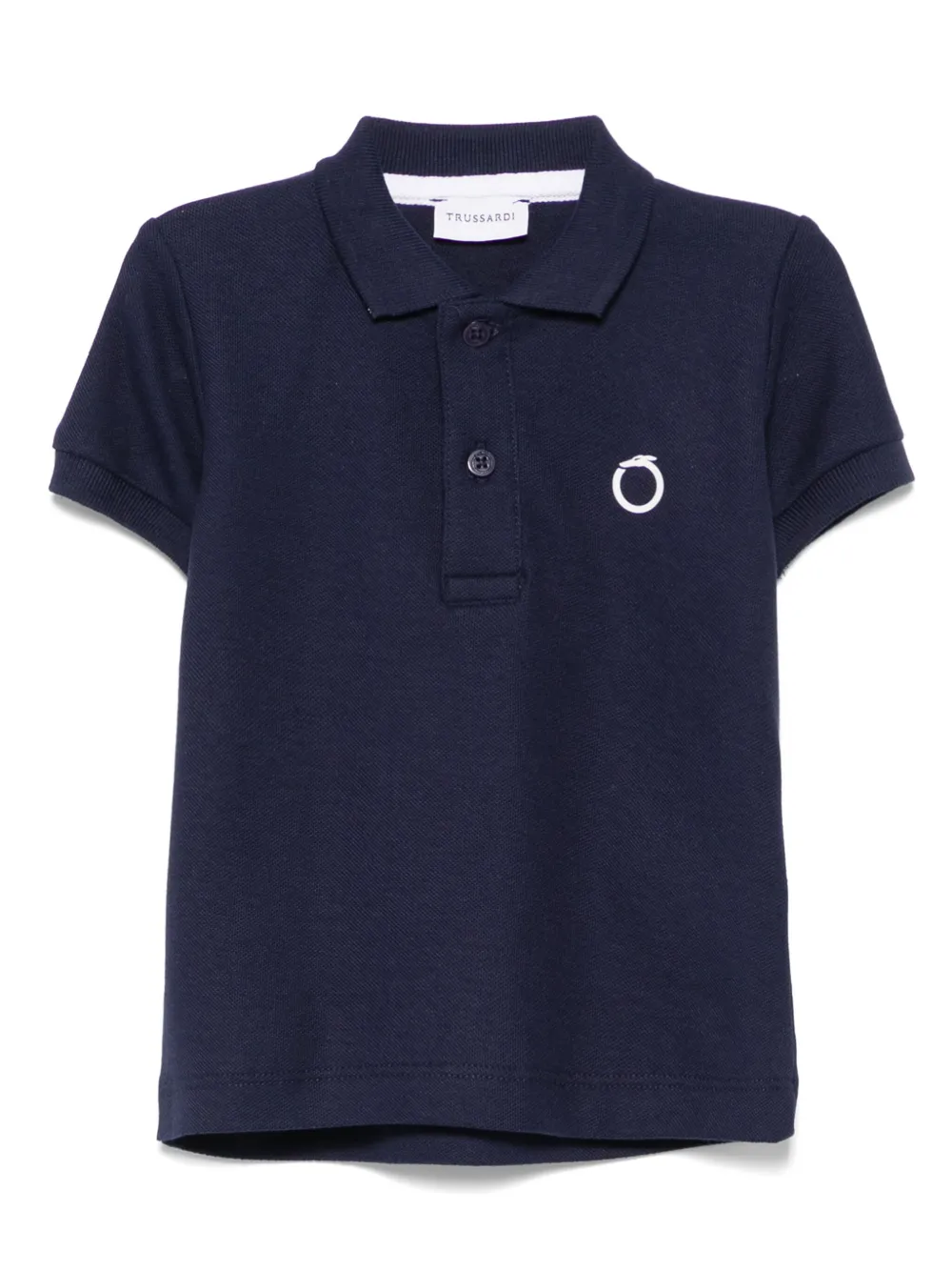 

Рубашка поло с логотипом TRUSSARDI JUNIOR, синий