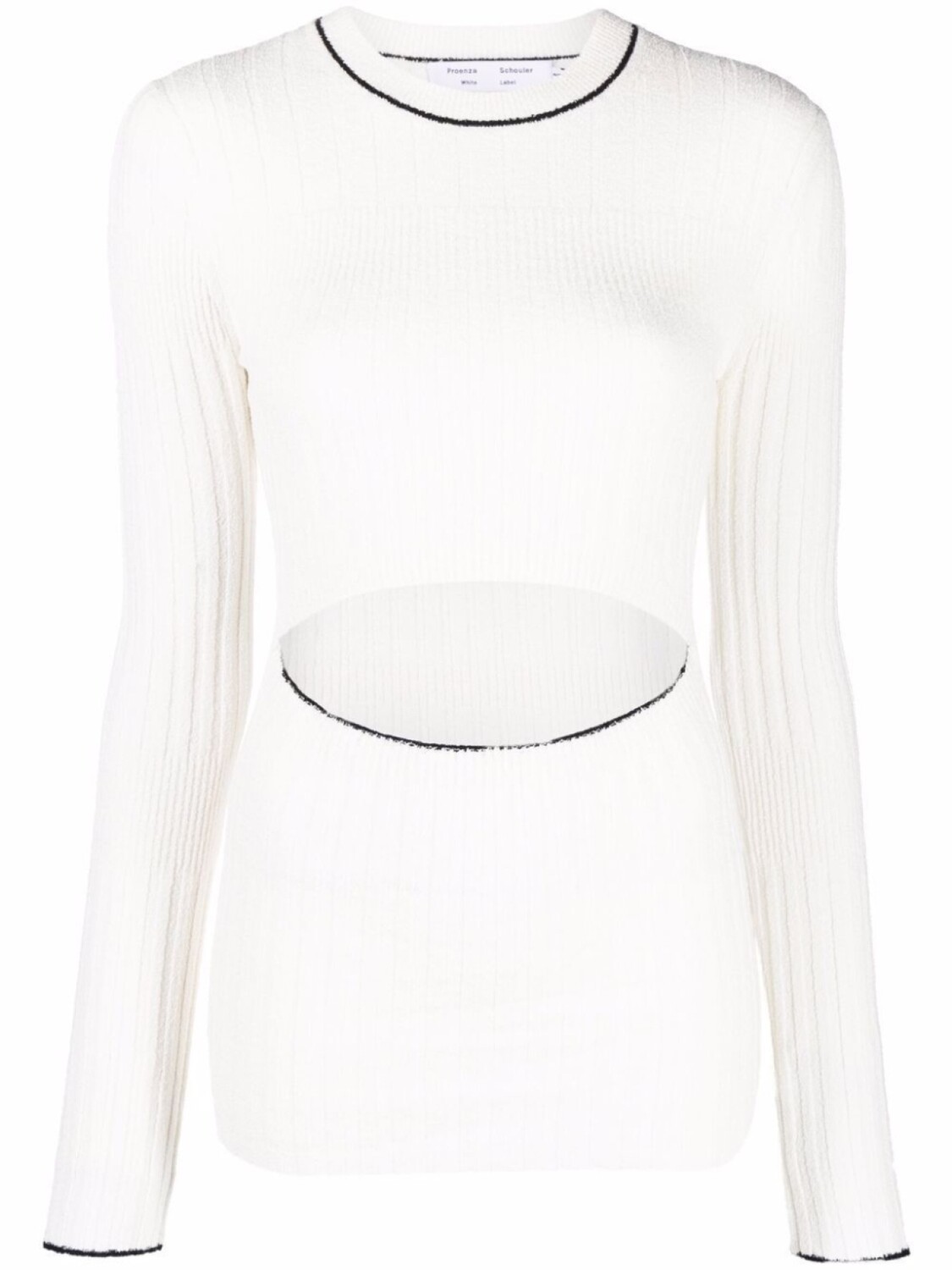 

Кардиган с контрастной отделкой Proenza Schouler White Label, белый