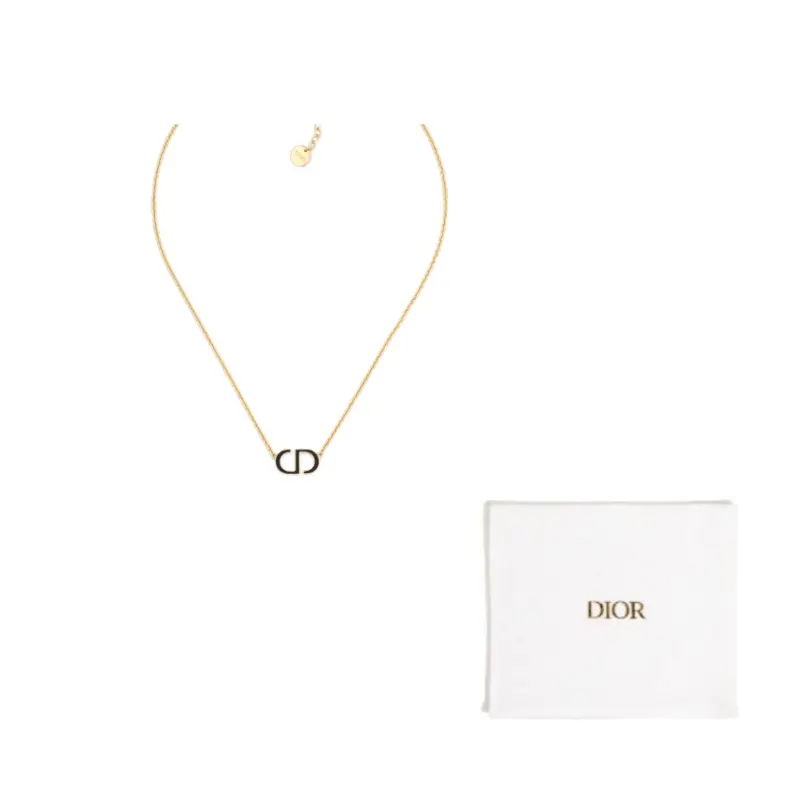 

Dior Металлические, расписные золотой колье для женщин