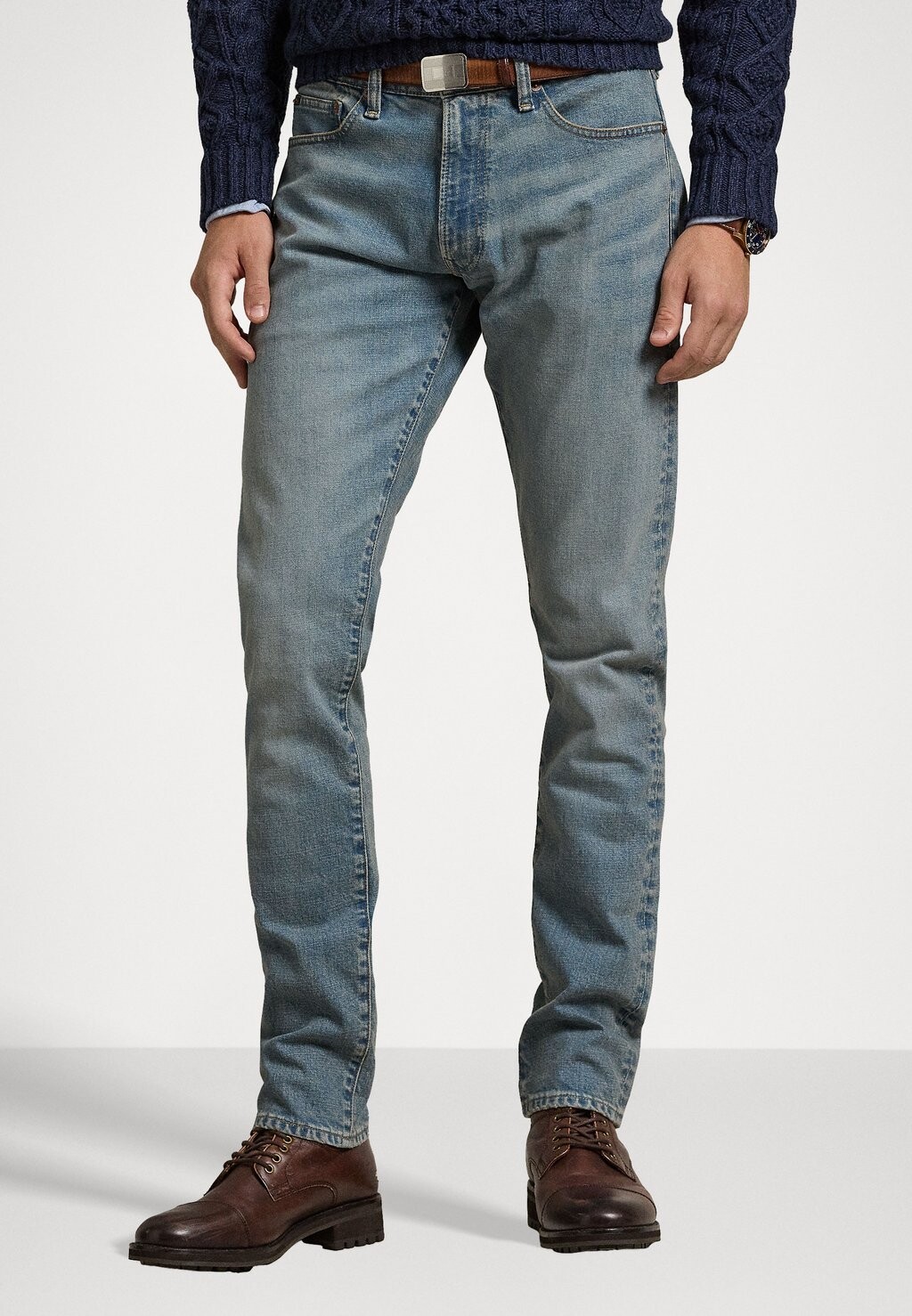 Джинсы узкого кроя SULLIVAN SLIM STRETCH JEAN Ralph Lauren, синий деним — фото 2