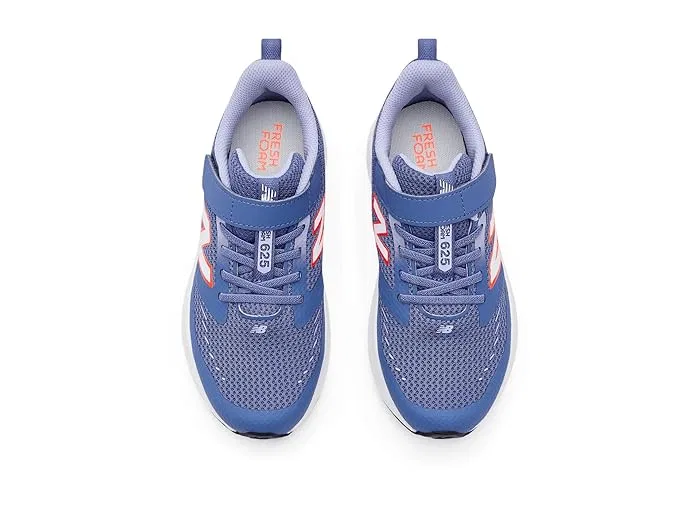 Кроссовки Fresh Foam 625 v1 Bungee Lace New Balance Kids, Fairweather Blue/Tangerine Heat — фото 3