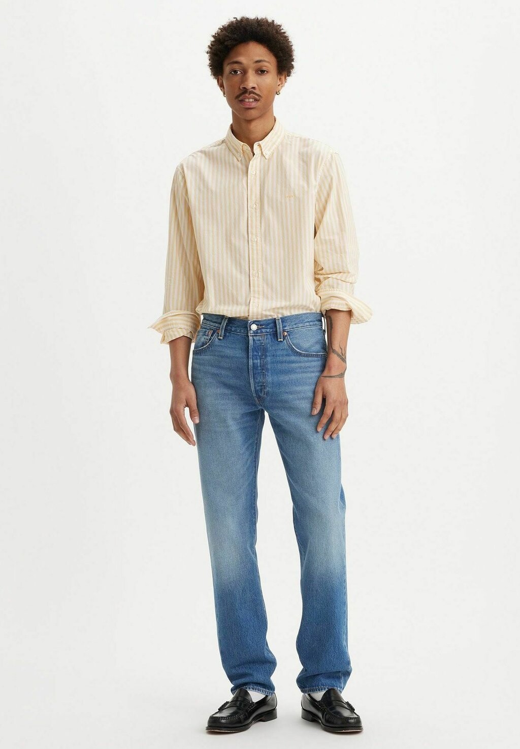

Джинсы прямого кроя – облачно, есть шанс 501® '54 Levi's, синий деним