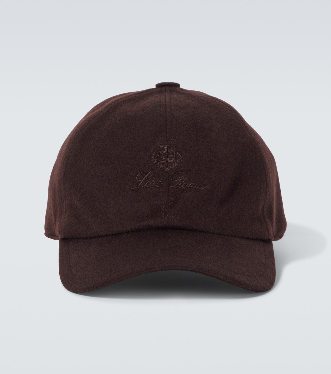 

Бейсболка из кашемира с логотипом Loro Piana, Ebony