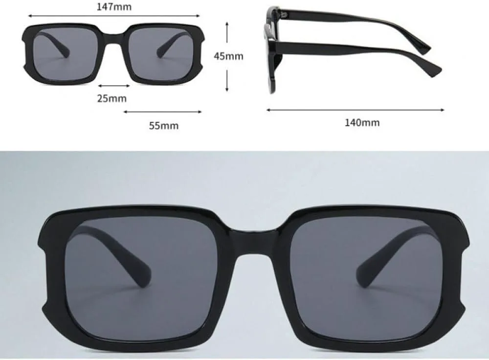 

Квадратные солнцезащитные очки для женщин, женские солнцезащитные очки для мужчин, ретро винтажные очки с градиентным зеркальным покрытием MTZJH, Champagne Tea