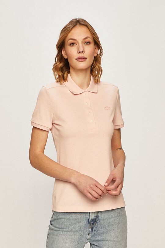 

Поло Лакоста Lacoste, розовый