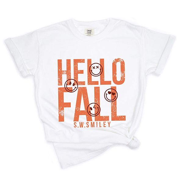 

SWSmiley hello fall - женская футболка с принтом Simply Sage Market, White, Белый, SWSmiley hello fall - женская футболка с принтом Simply Sage Market, White