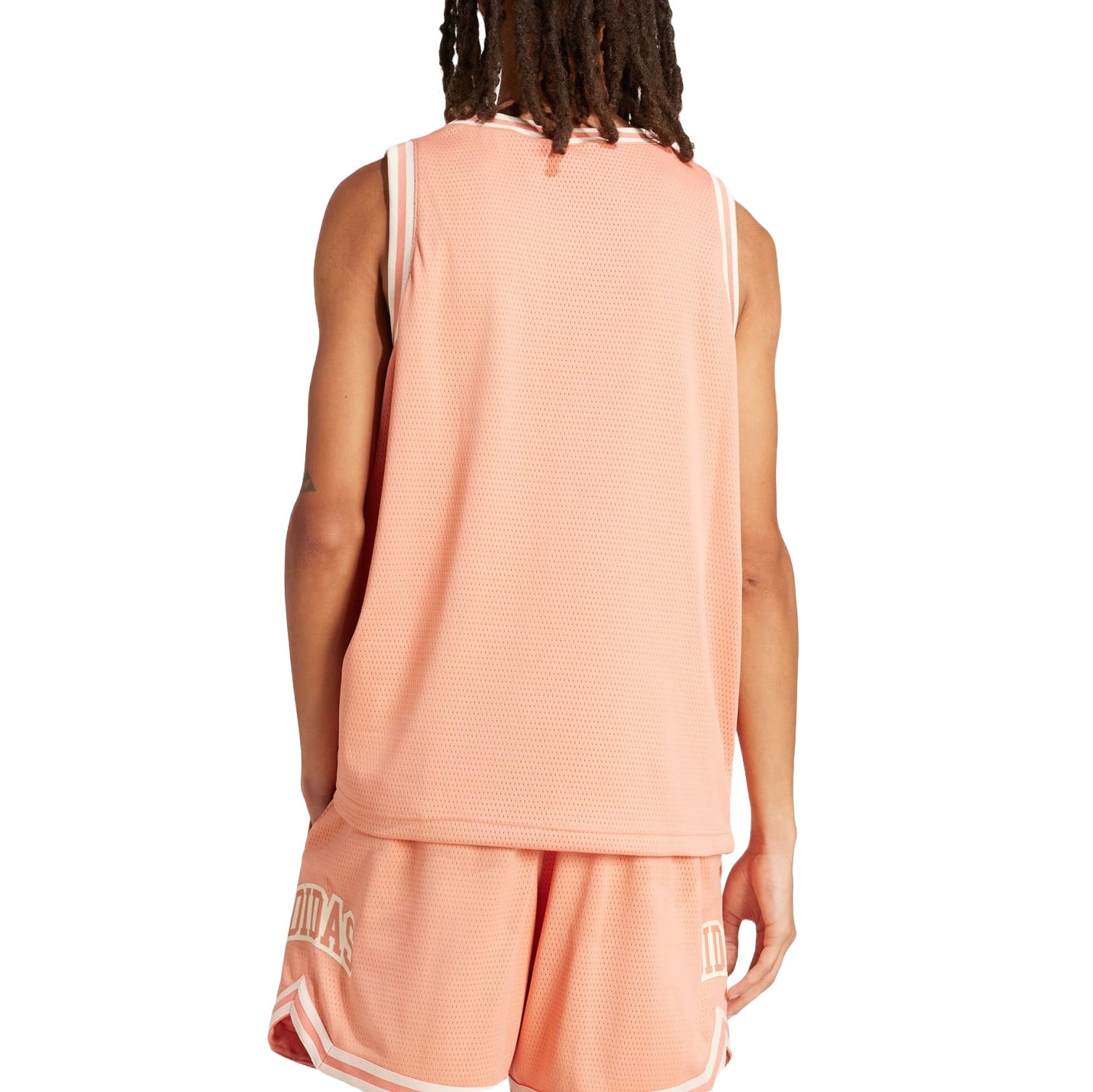 Спортивный топ adidas VRCT Tank 'Wonder Clay' IS2899, розовый — фото 2