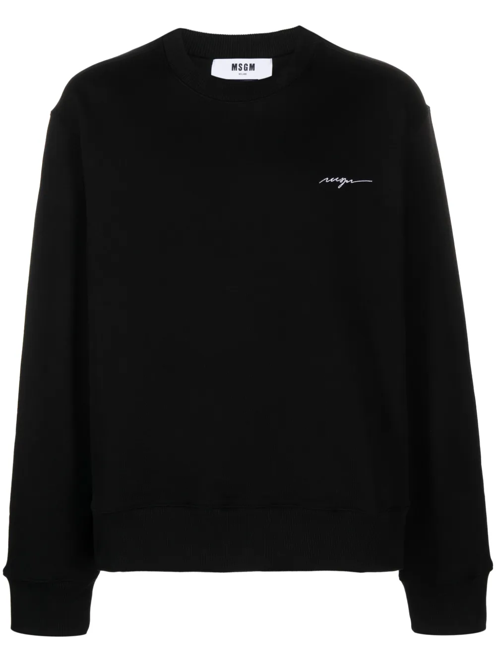 

Толстовка с вышитым логотипом MSGM, черный