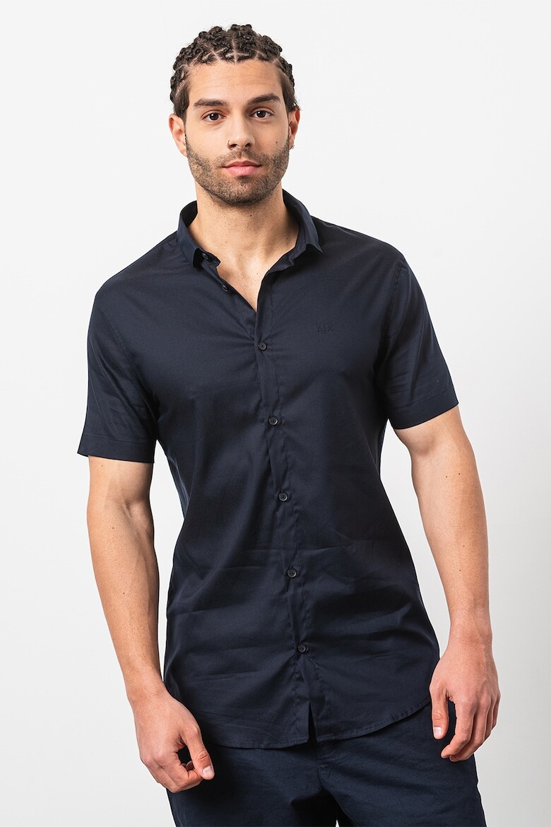 

Рубашка с короткими рукавами Armani Exchange, синий