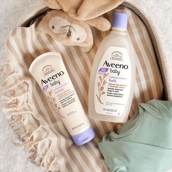 Набор лосьона для ванны и тела Baby calming comfort Aveeno — фото 4