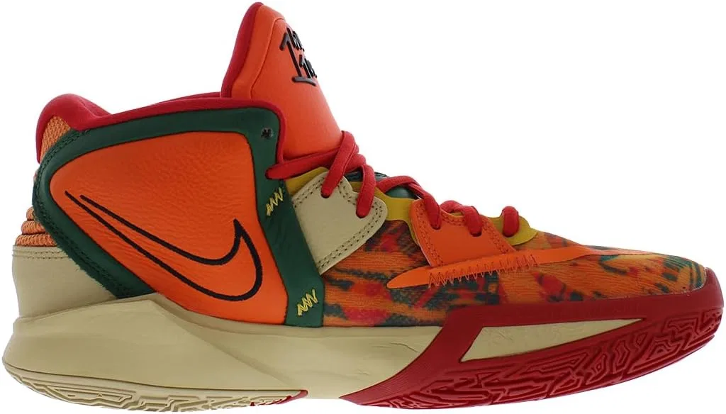 Мужские спортивные кроссовки Nike Air Max Nostalgic, 2-Safety Orange Gorge Green Sesame Black — фото 2