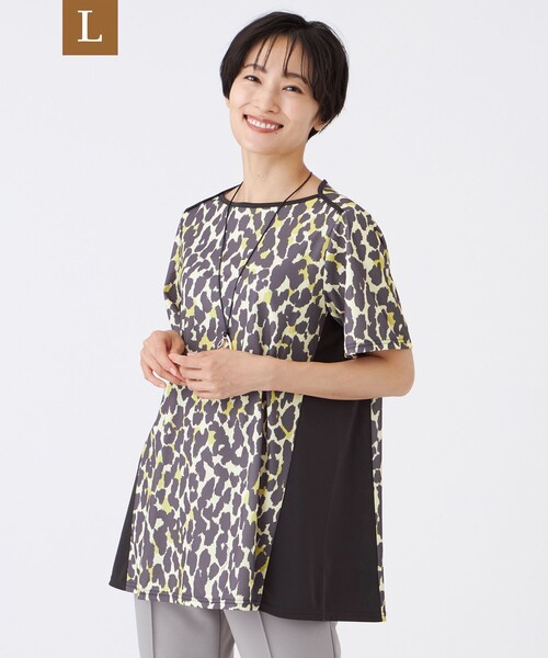 

Туника из мягкой ткани в горошек, бренд EVEX by KRIZIA, цвет угольно-серый